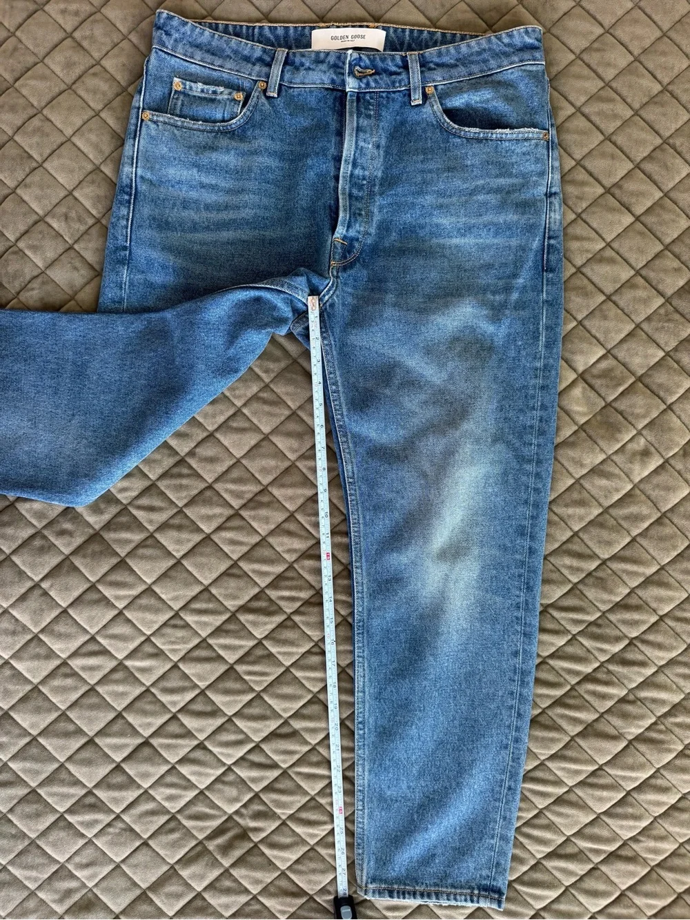 Golden Goose Men's Medium Blue Straight Jeans Size 33